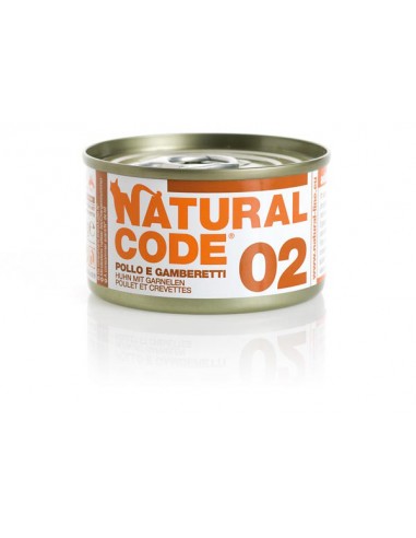 Natural Code - N.02 - Pollo e Gamberetti - 85gr