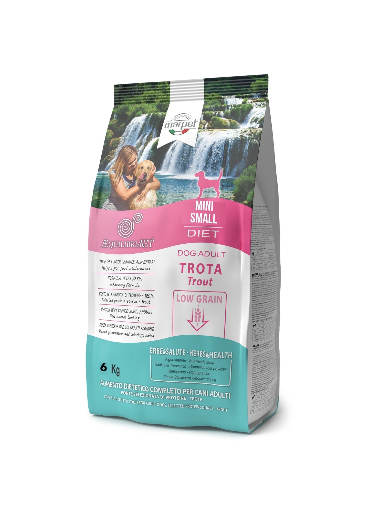 Marpet AEquilibriavet - Crocchette per cani mini/small - Trota 6kg