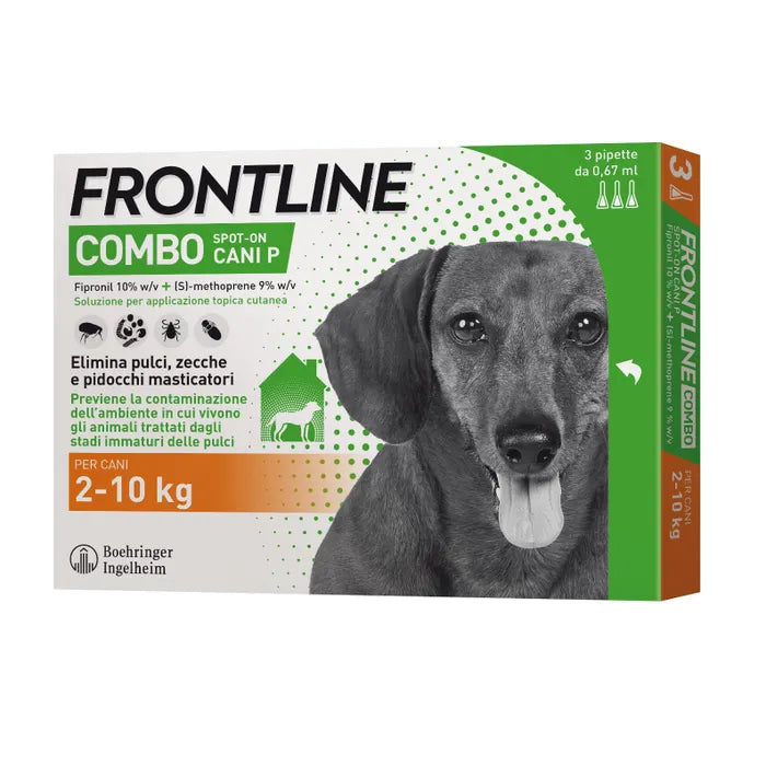 Frontline - Combo Spot On Cane - 2-10kg - 3 pipette