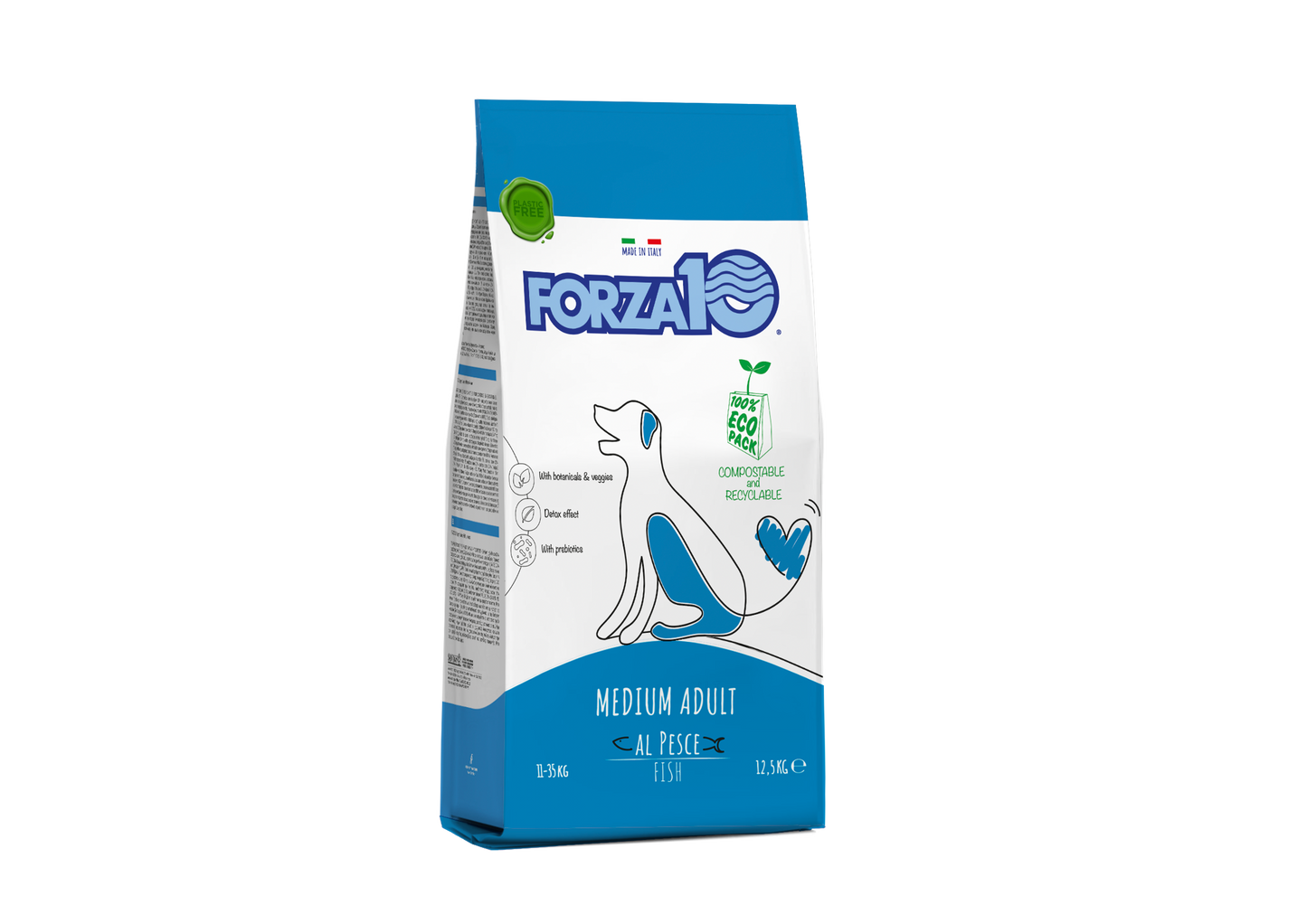 Forza10 Maintenance Cane - Medium Adult Maintenance, gusto Pesce - 12,5kg