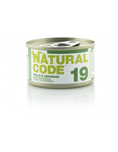 Natural Code - N.19 - Pollo, Asparagi e Riso - 85gr