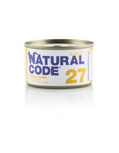 Natural Code - N.27 - Tonno e Surimi - In gelatina - 85g