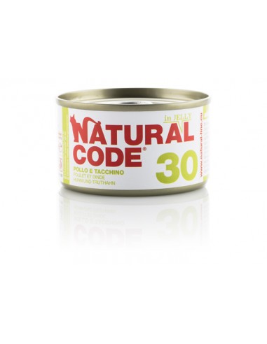 Natural Code - N.30 - Pollo e Tacchino - In gelatina - 85g