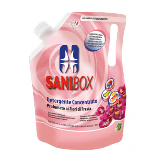 Sanibox - Detergente igienizzante per pavimenti - Fresia - 1000ml