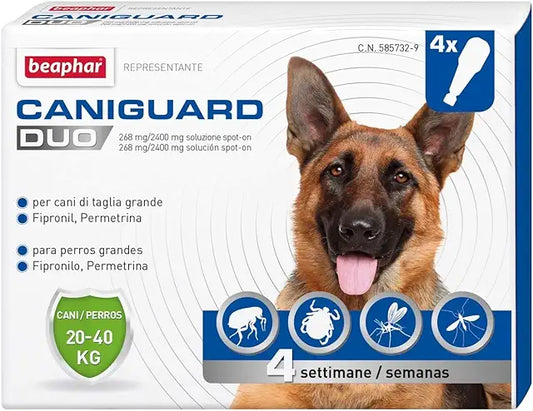 Beaphar - Caniguard Duo Cane - 20-40kg - 4 Pipette