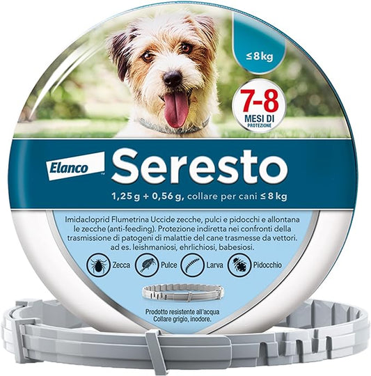 Seresto - Collare Antiparassitario per Cani fino a 8 kg - Bayer