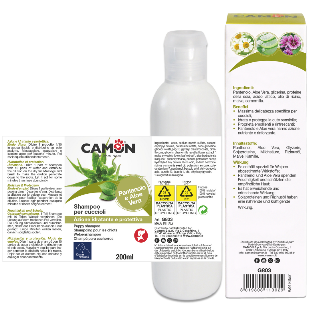 Camon Natural - Shampoo per cuccioli - 200ml