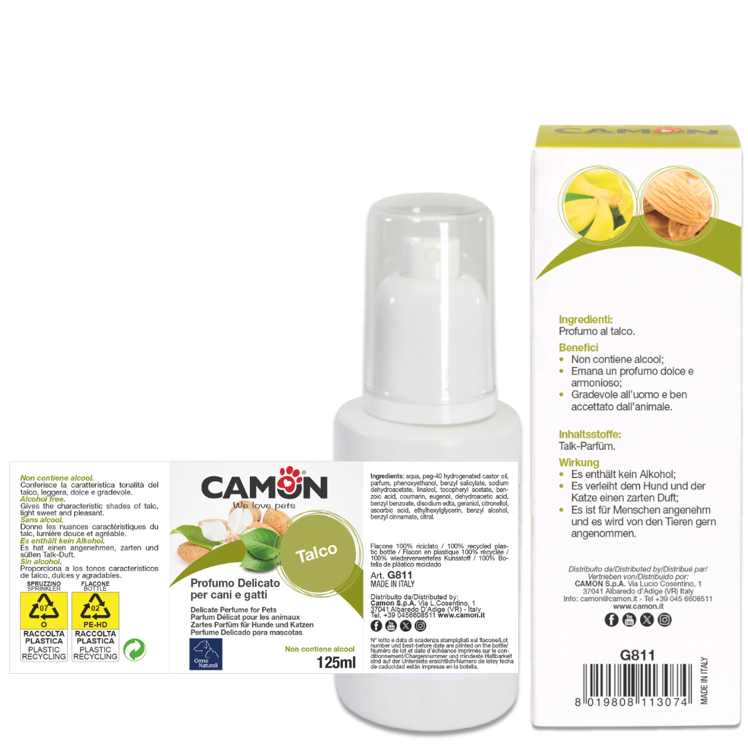 Camon Natural - Profumo delicato al Talco - 125ml