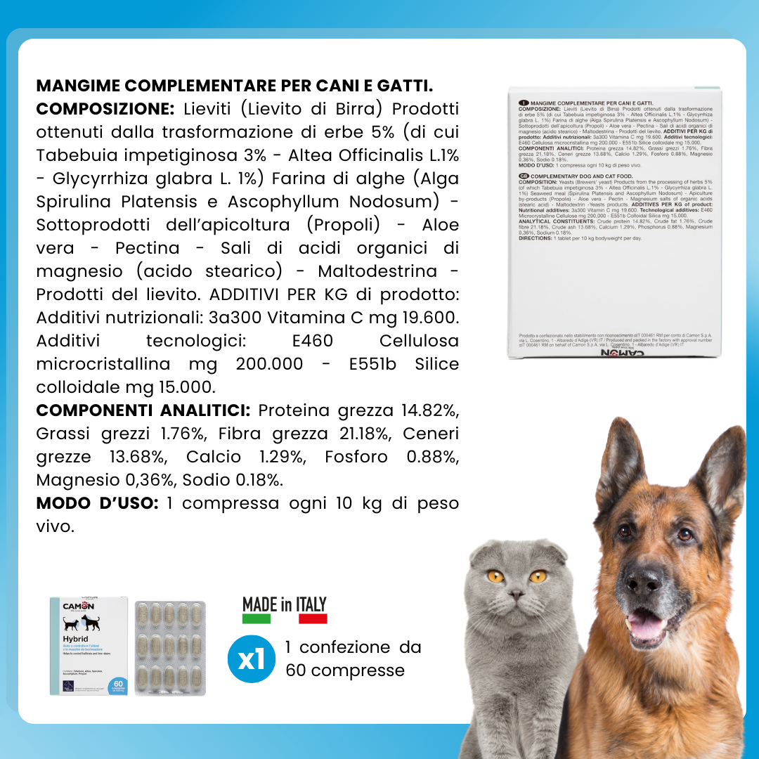 Camon Natural - HYBRID - 60 compresse