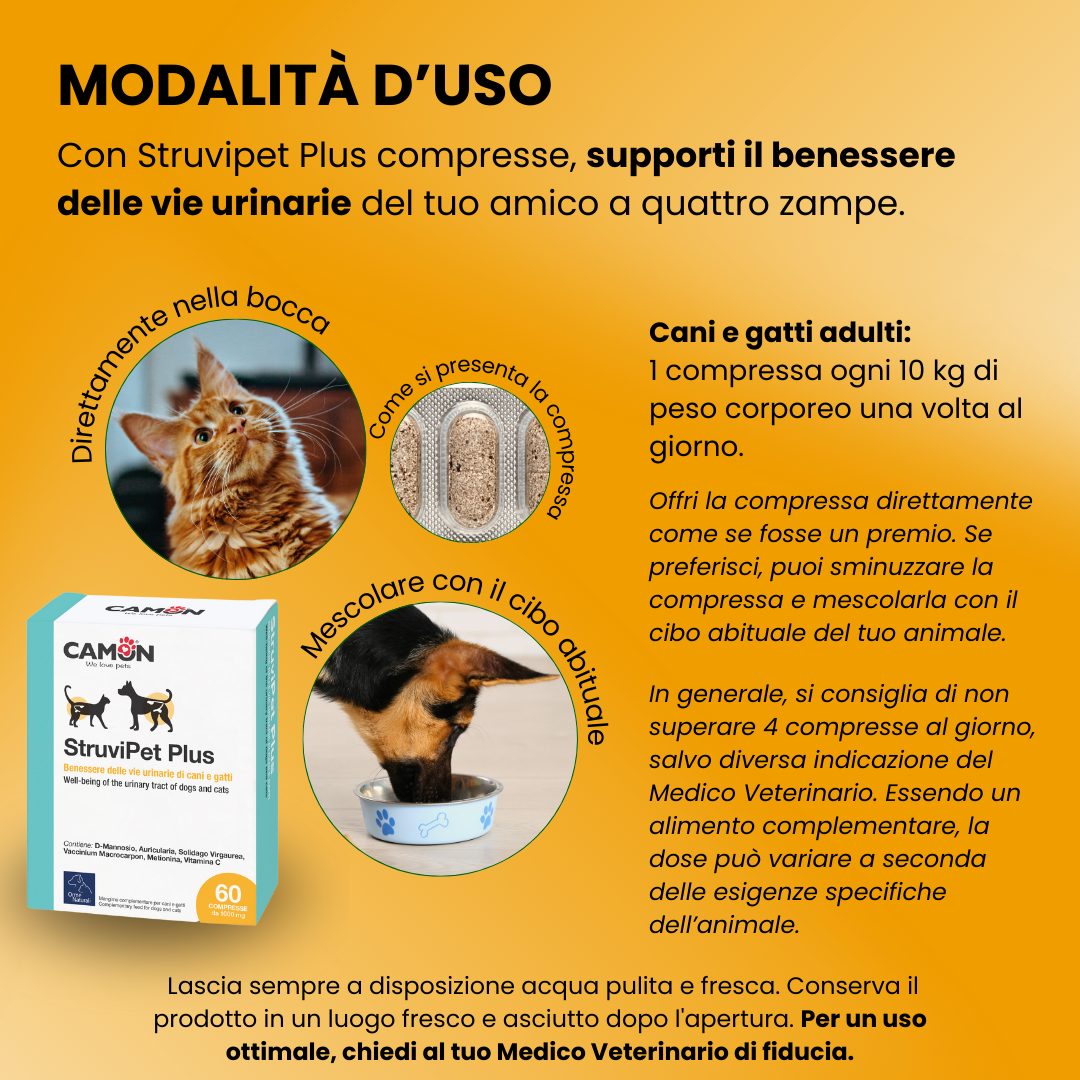 Camon Natural - Struvipet Plus - 60 compresse