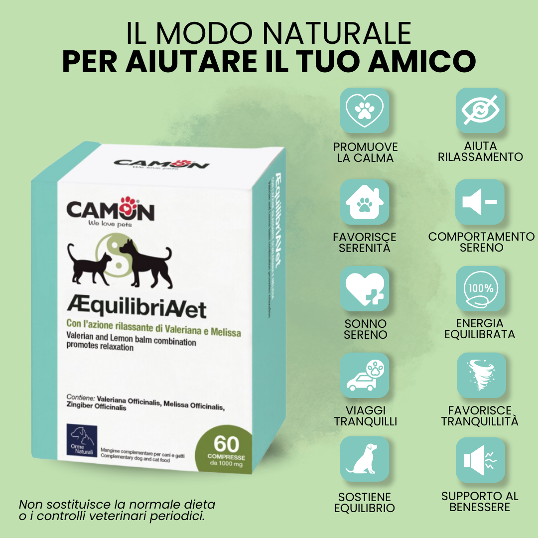 Camon Natural - Orme Naturali -Compresse ÆquilibriAVet - 60 compresse