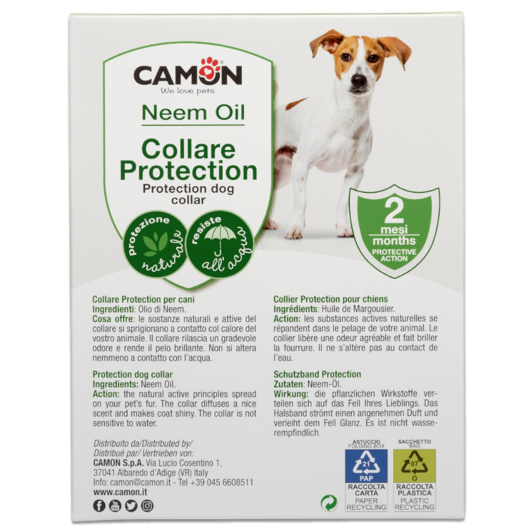 Camon Protection - Orme Naturali - Collare Barriera per cani - 60cm
