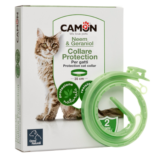 Camon Protection - Orme Naturali - Collare Barriera per gatti - 35cm
