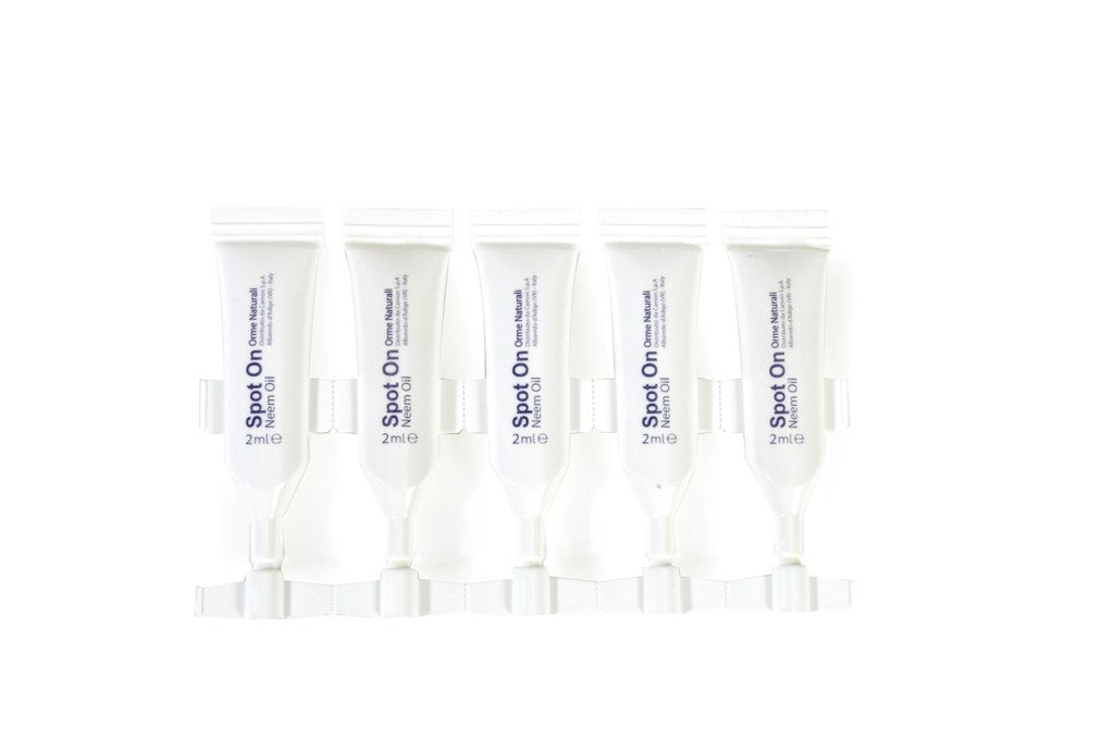 Camon - Orme Naturali - Fiale Spot-On per Gatti - Olio di Neem - 5 fiale da 2ml