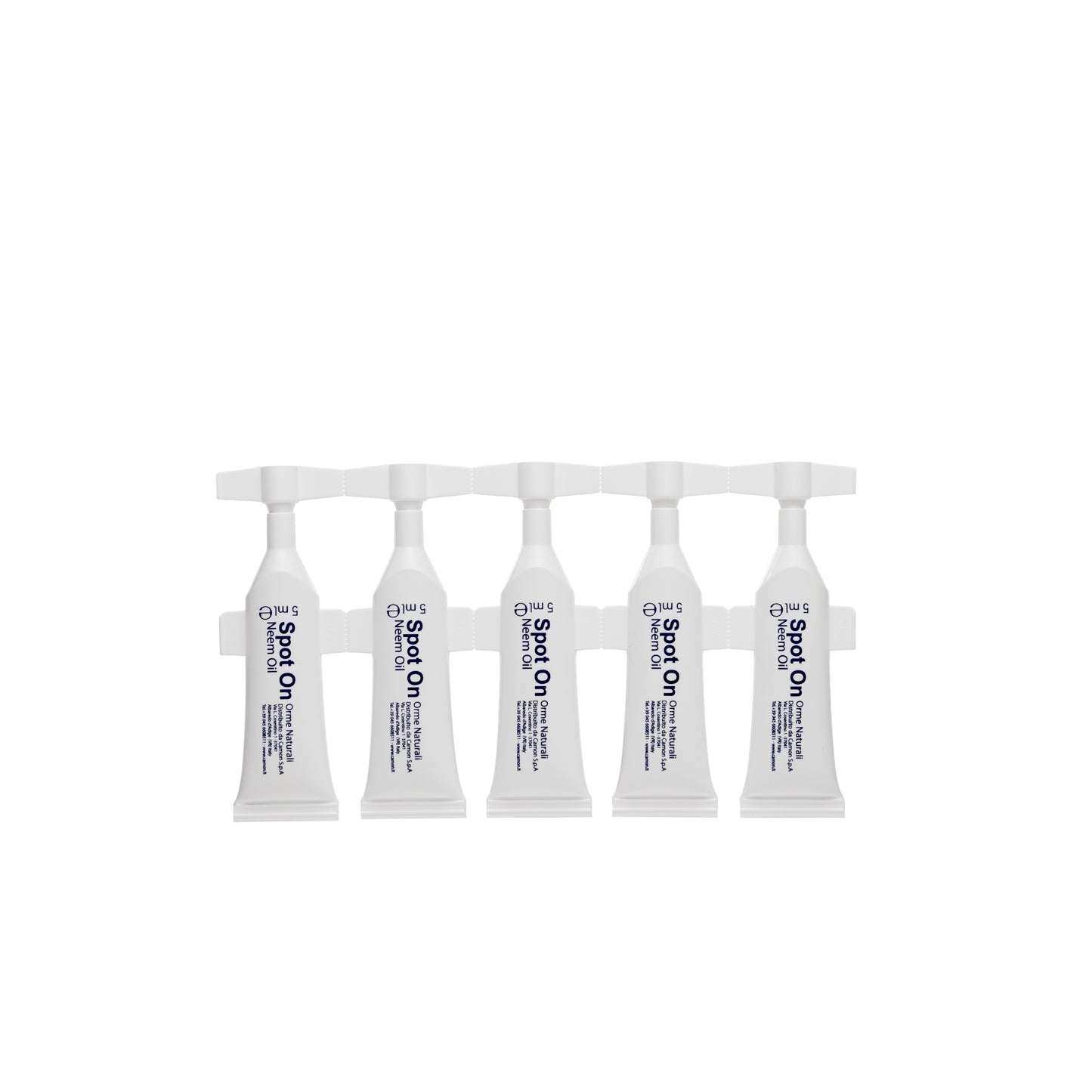 Camon - Fiale Spot-On per Cani oltre gli 11kg - Olio di Neem - 5 fiale da 3ml - Orme naturali