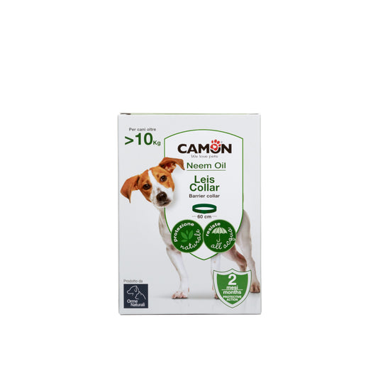 Camon - Orme Naturali - Collare Leis per cani - 60cm - Oltre 10 kg