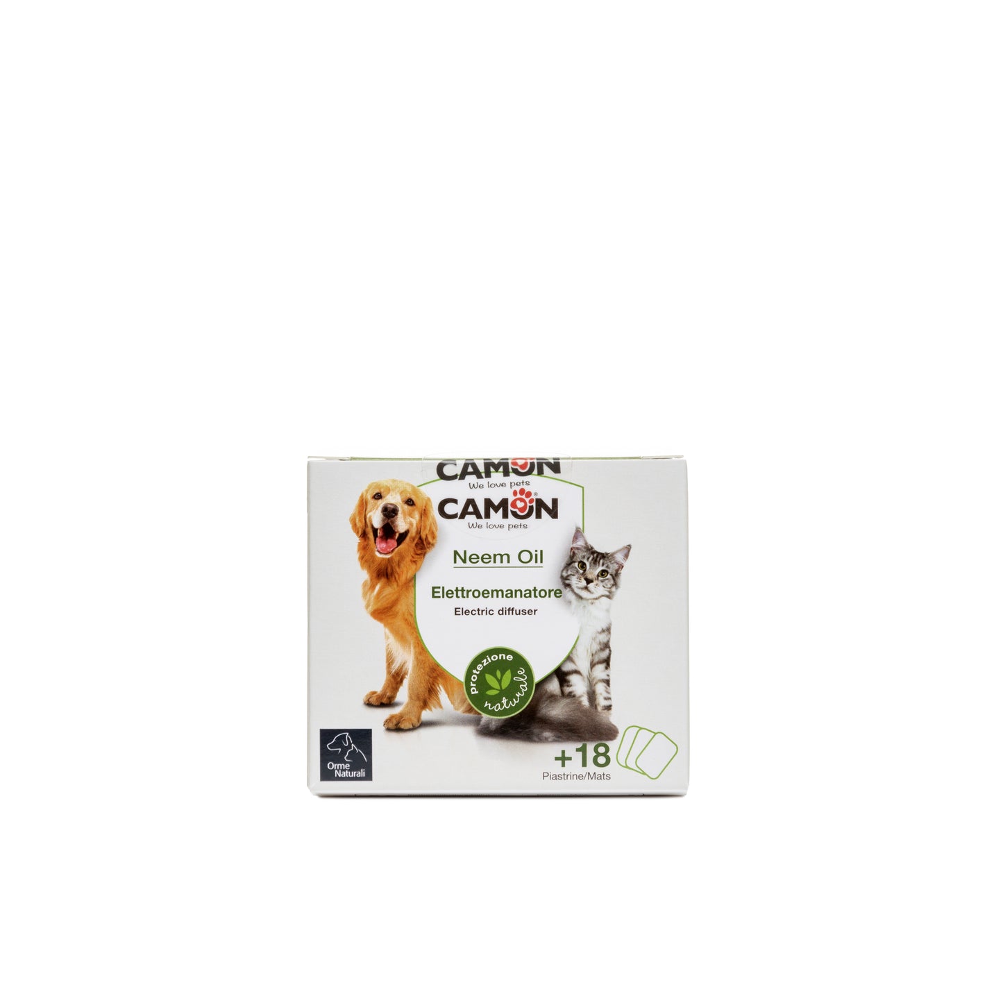 Camon Protection - Orme Naturali - Elettroemanatore all'olio di Neem - 18 piastrine