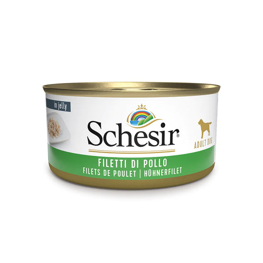 Schesir - In Jelly Cane Adulto - Filetti di Pollo in gelatina - 150gr