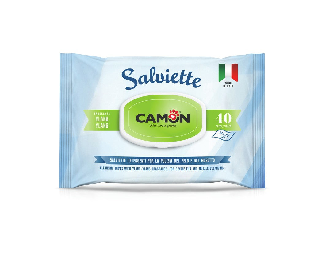Camon - Salviette al profumo di Ylang-Ylang - 40 pezzi