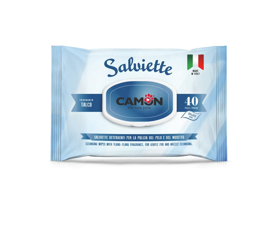 Camon - Salviette al Talco - 40 pezzi