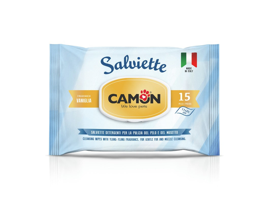 Camon - Salviette Poket alla vaniglia - 15 pezzi