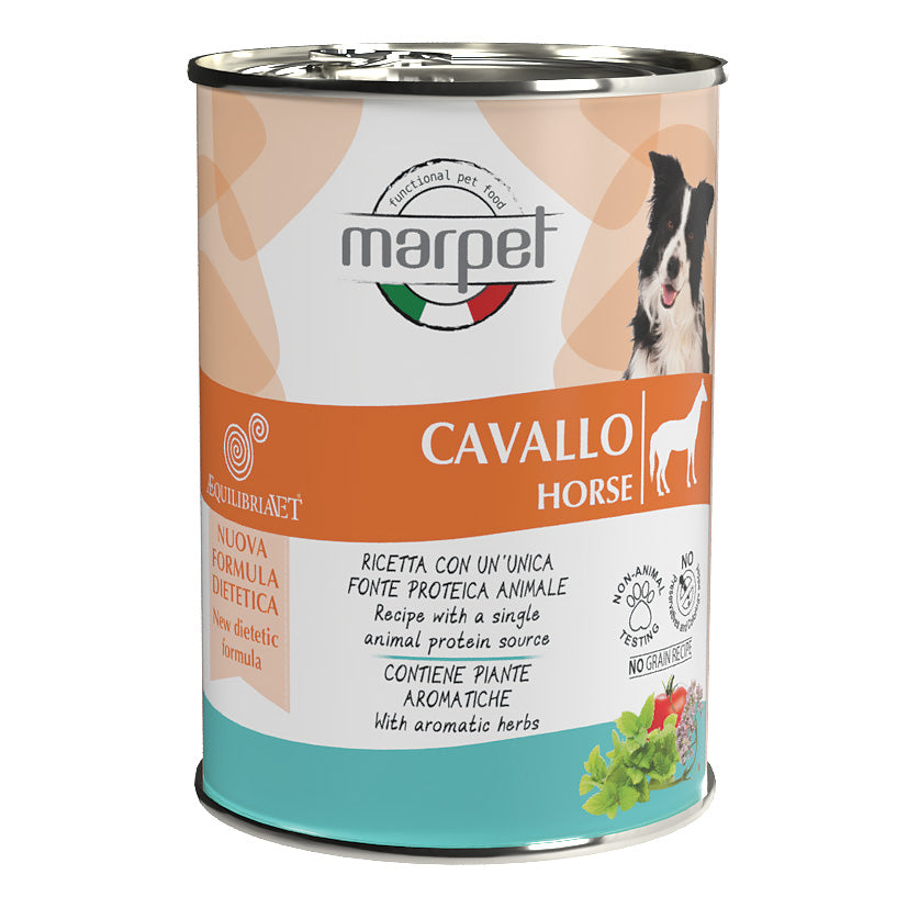 Marpet AEquilibriavet - Cibo umido per cani adulti - Cavallo 400gr