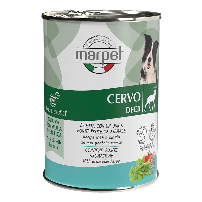 Marpet AEquilibriavet - Cibo umido per cani adulti - Cervo 400gr