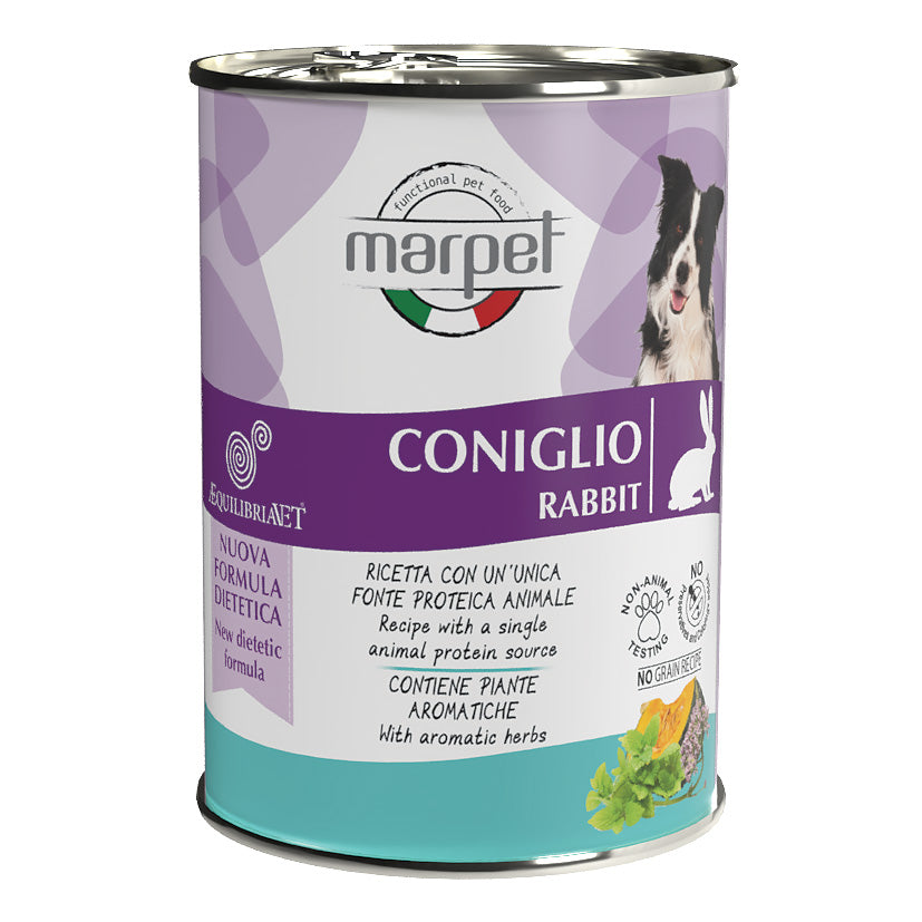 Marpet AEquilibriavet - Cibo umido per cani adulti - Coniglio 400gr