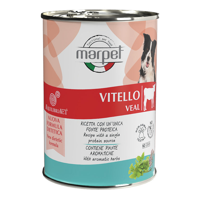 Marpet AEquilibriavet - Cibo umido per cani adulti - Vitello 400gr