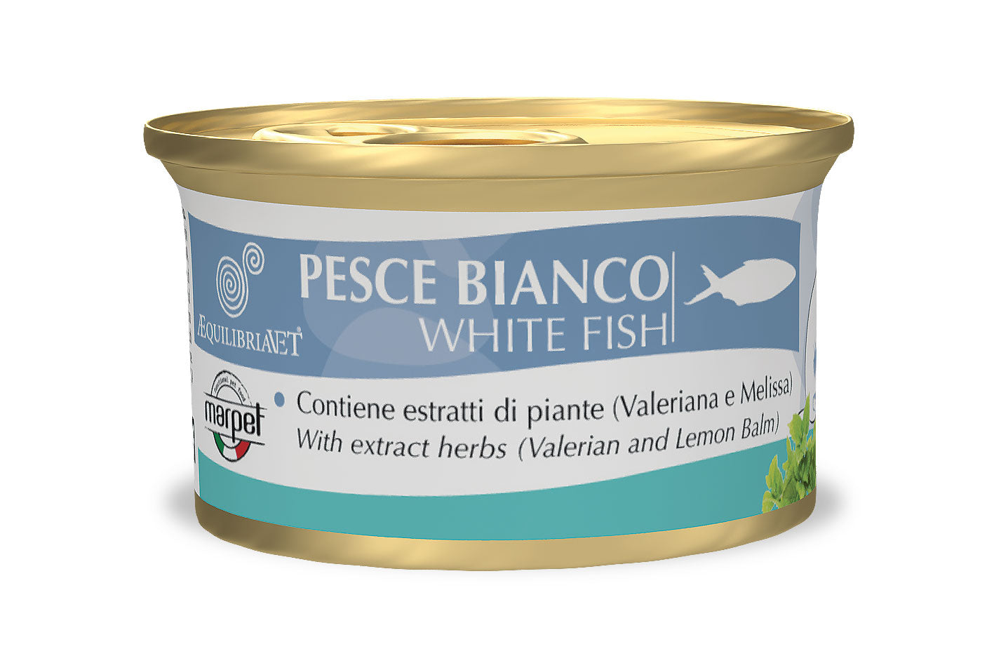 Marpet AEquilibriavet - Cibo umido per gatti adulti - Pesce bianco 85g