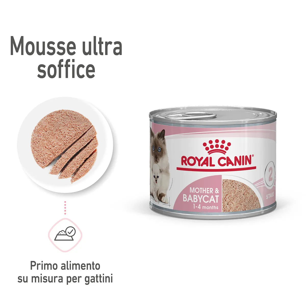 Royal Canin - Mother & Babycat Mousse ultra soffice - Gatte e gattini - 195gr