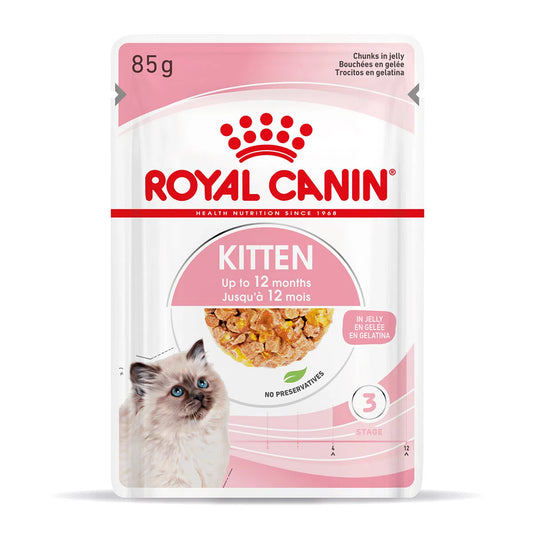 Royal Canin - Kitten Bocconcini in gelatina - Gattini fino a 12 mesi - 85gr