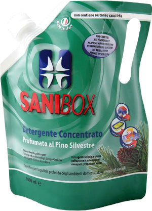 Sanibox - Detergente igienizzante per pavimenti - Pino Silvestre - 1000ml
