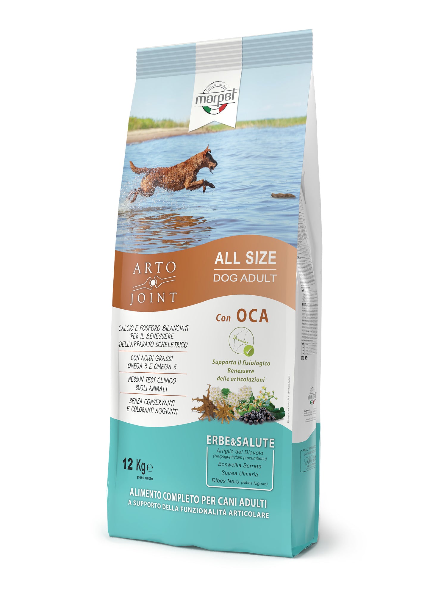 Marpet Artojoint - Crocchette per Cani adulti di tutte le taglie - Oca 12kg