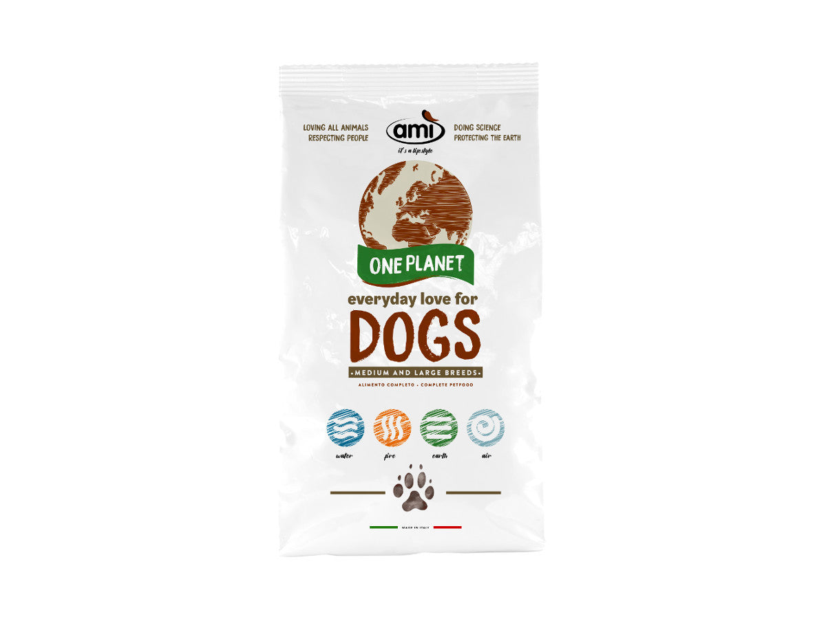 Amì Dog - Crocchette per cani di taglia media e grande - 12kg - 100% Vegetali