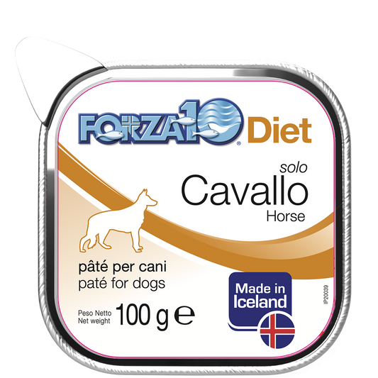 Forza10 Diet Cane - Solo Diet Cavallo - Paté per cani - 100gr