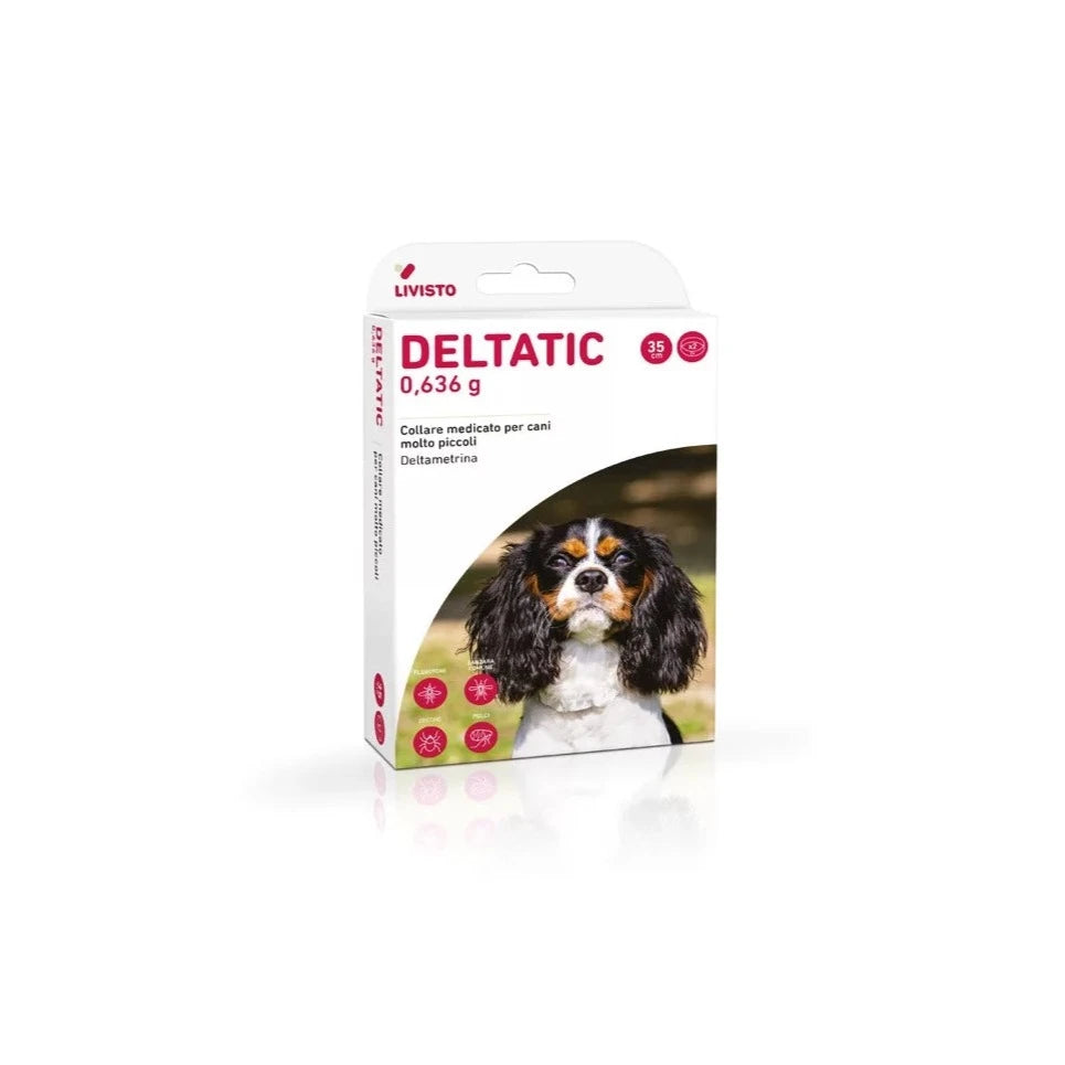 Deltatic - Collare Antiparassitario Mini - 35cm - Confezione da 2pz