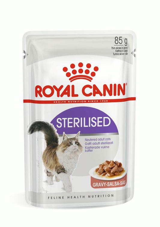 Royal Canin - Sterilised Gravy - Cibo umido in salsa per gatti adulti sterilizzati - 85gr
