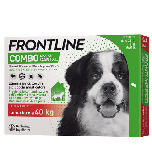 Frontline - Combo Spot On Cane - 40-60kg - 3 pipette