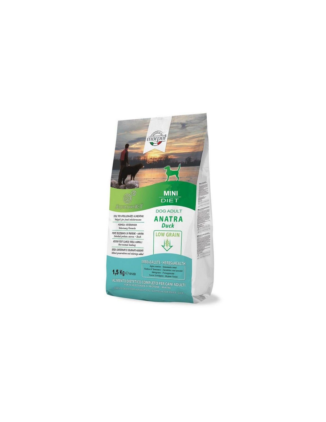 Marpet AEquilibriavet - Crocchette per cani mini/small - Anatra 1,5kg