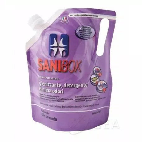 Sanibox - Detergente igienizzante per pavimenti - Lavanda - 1000ml