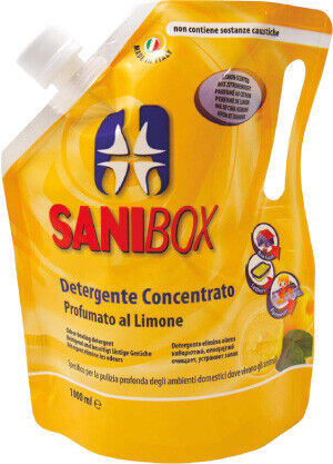 Sanibox - Detergente igienizzante per pavimenti - Limone - 1000ml