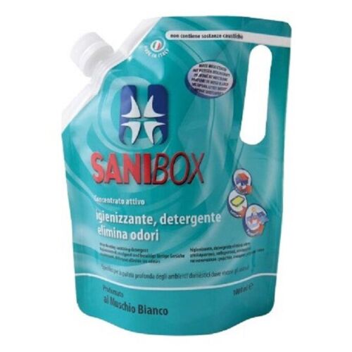 Sanibox - Detergente igienizzante per pavimenti - Muschio bianco - 1000ml
