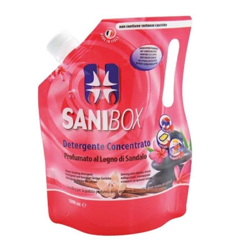 Sanibox - Detergente igienizzante per pavimenti - Sandalo - 1000ml