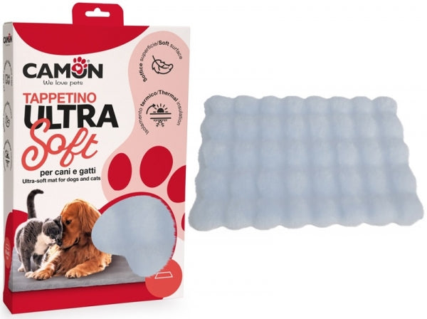 Tappetino ULTRA soft color LIGHT GREY per cani e gatti - 60X90 cm - Camon