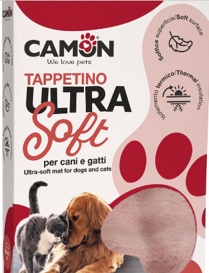 Tappetino ULTRA soft color ROSA ANTICO per cani e gatti 60X40 cm- Camon