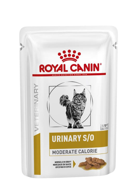 Royal Canin - Urinary S/O Moderate Calorie - Straccetti in salsa per gatti adulti - 85gr