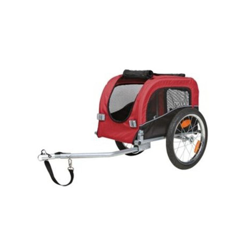 TRAILER PER BICICLETTA S 38X37X58 ROSSO-NERO
