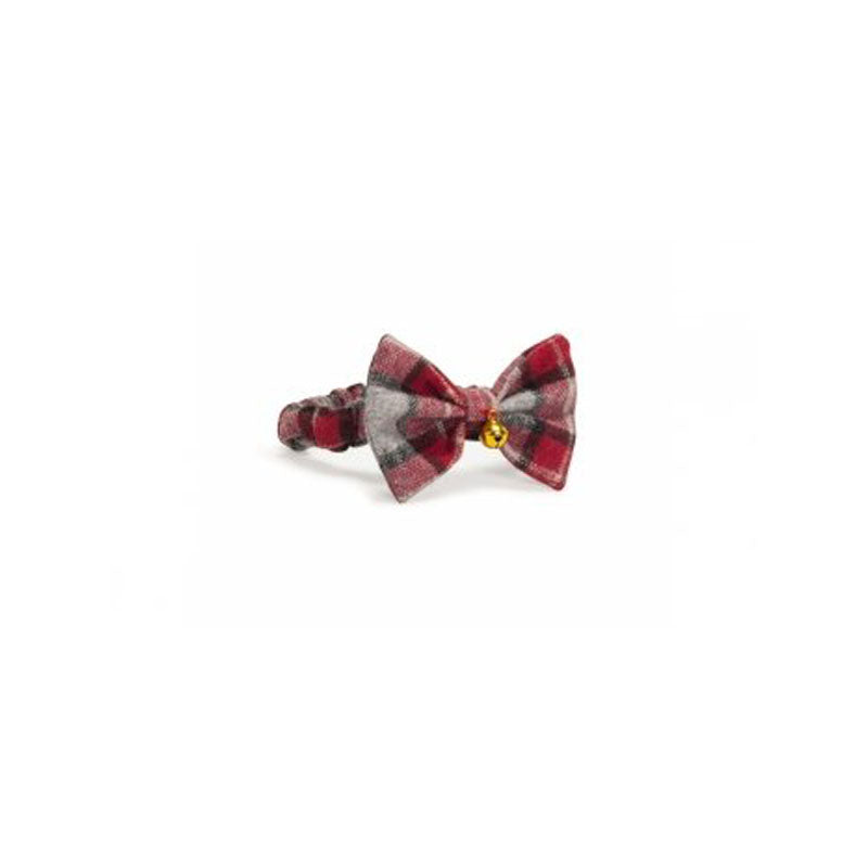 Collarino Elastico Gatto Tartan