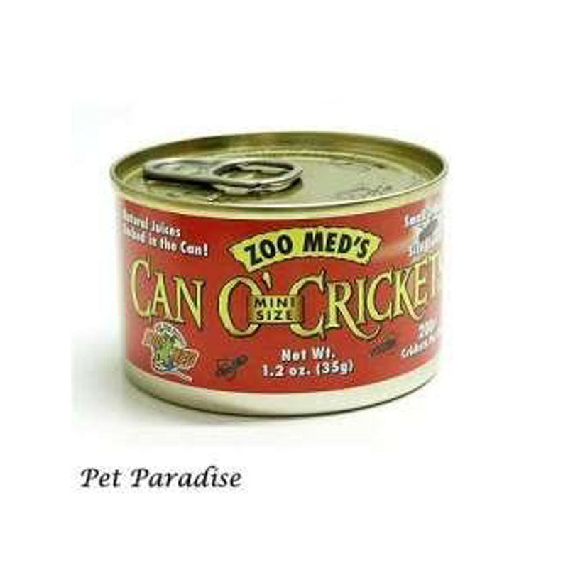 FOOD CAN O'MINI SIZE CRI CKETS 35 GR. .